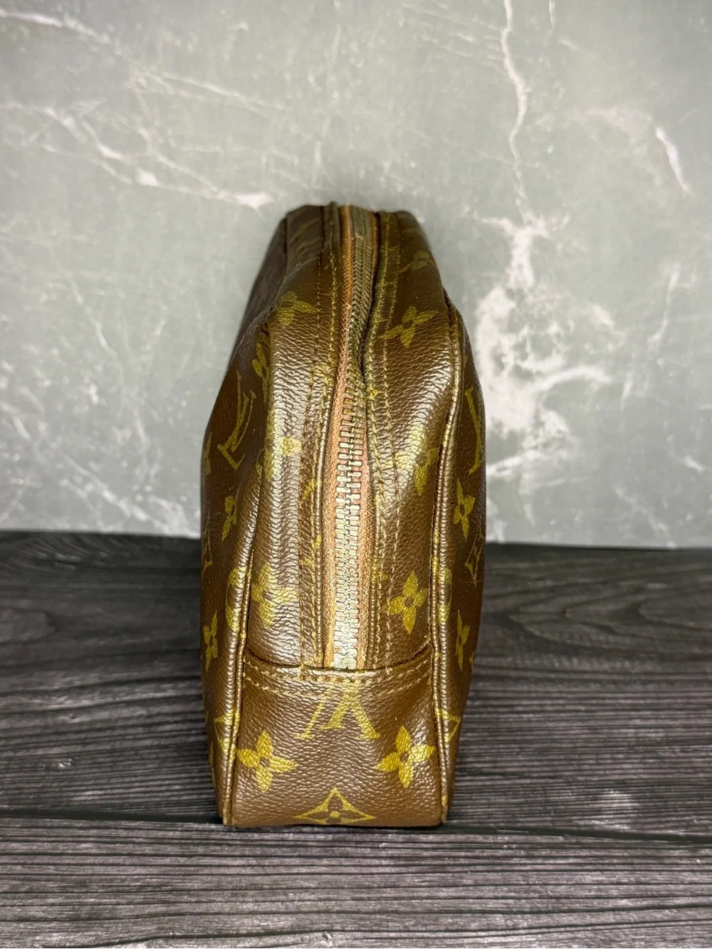 Louis Vuitton Monogram Trousse Toilette 23 Vintage Cosmetic Pouch | Full Set